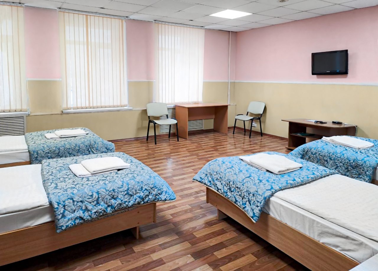 Четырехместный (Односпальная кровать в общем четырехместном номере) отеля Smart Hotel КДО Ярославль