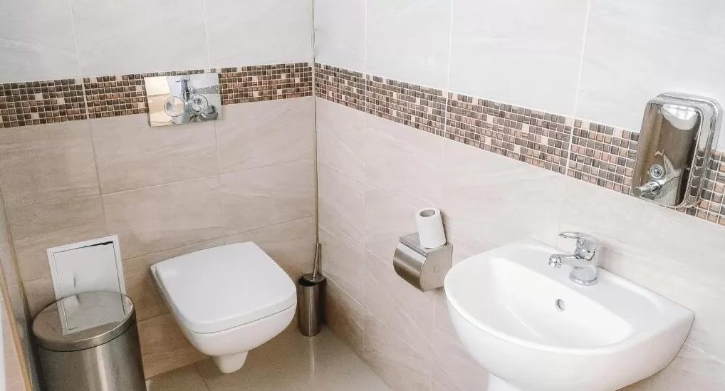 Ванная комната в мини-отеле. Smart Hotel КДО Барнаул