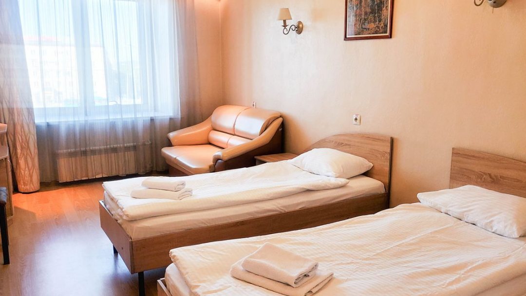 Двухместный (Стандарт 2-х местный) гостиницы Smart Hotel КДО Новокузнецк