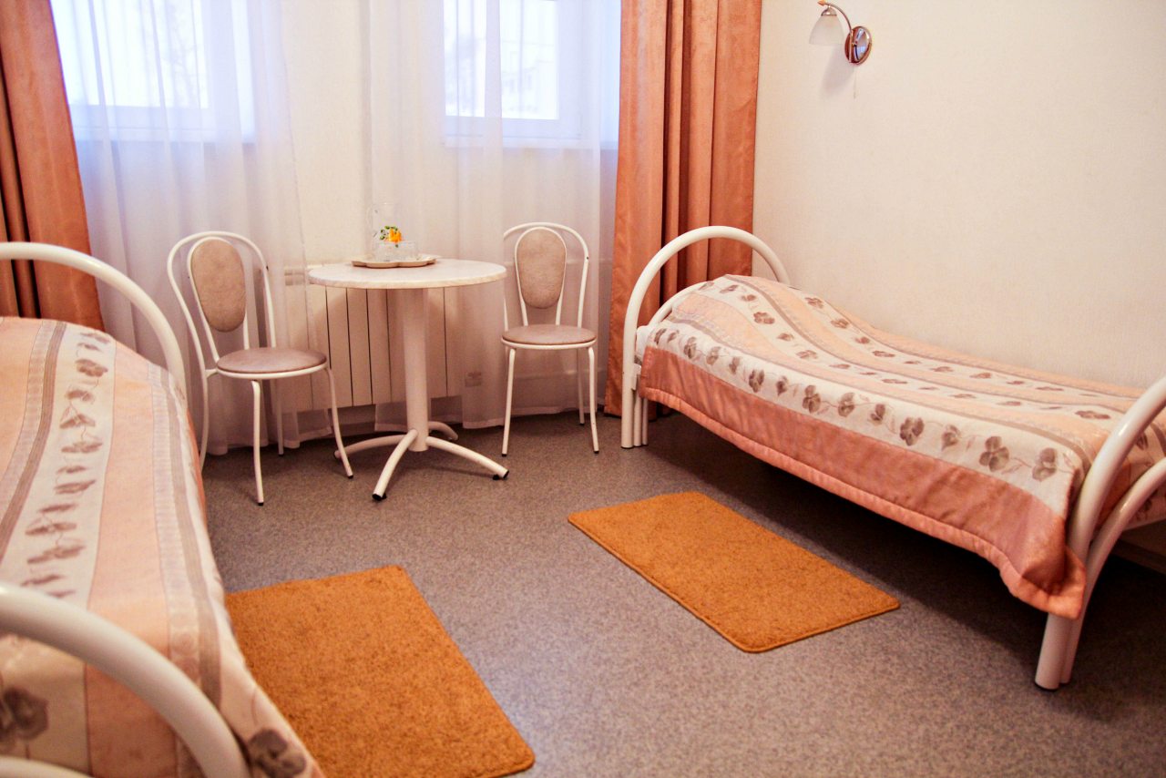 Двухместный (Секционный с 2 кроватями), Гостиница Заречная
