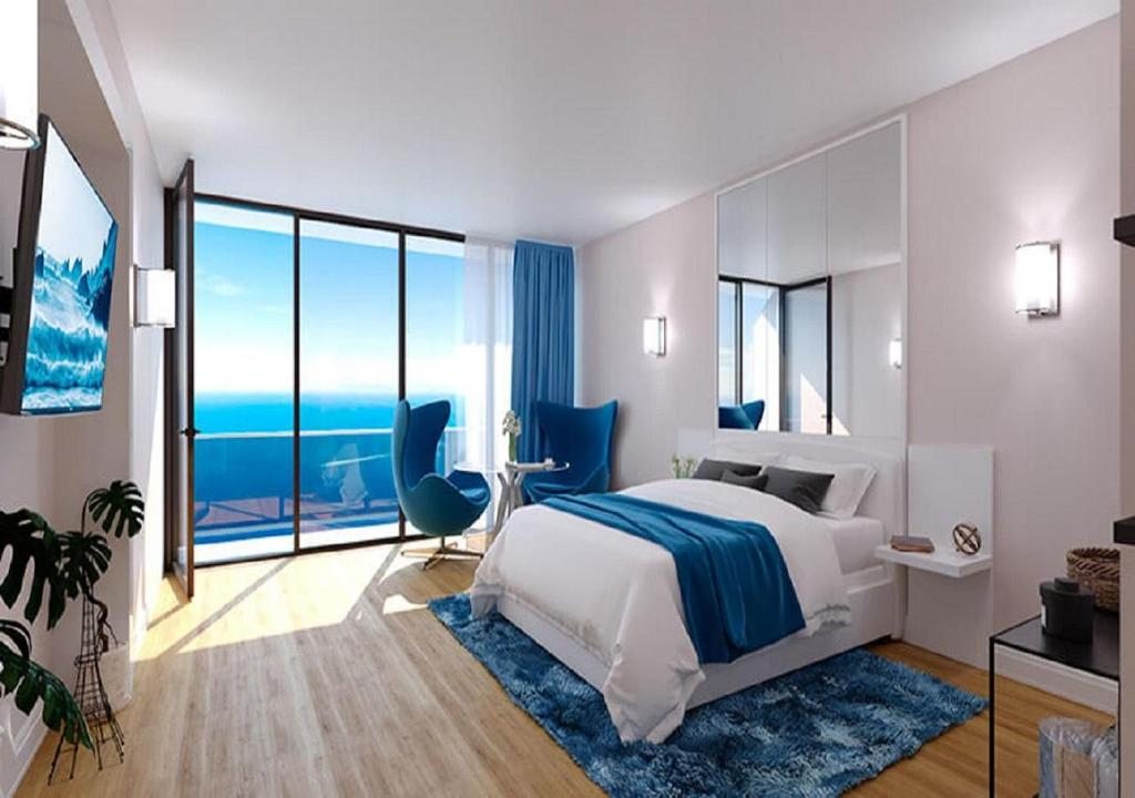Апартаменты (Апартаменты-студия с видом на море) отеля Hotel Orbi City Suite, Батуми