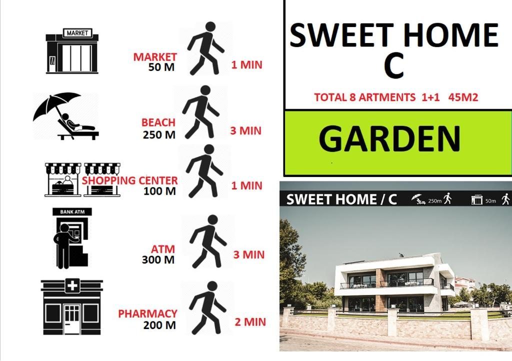 Вилла (Вилла с 1 спальней), Sweet Home Kemer Apartments