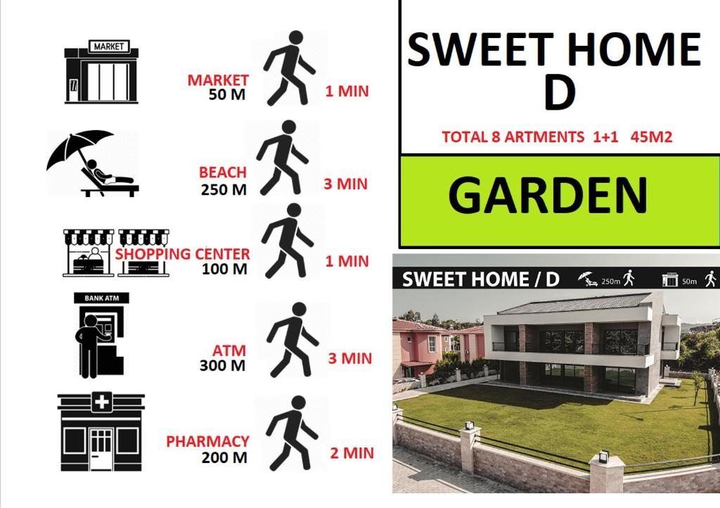 Вилла (Вилла с 1 спальней), Sweet Home Kemer Apartments