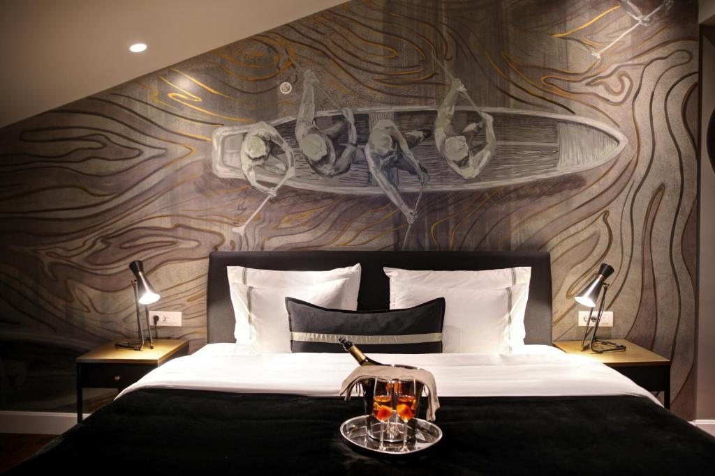 Двухместный (Двухместный номер Делюкс с 1 кроватью и боковым видом на море) отеля 39 KALAMIŞ MARINA HOTEL, Стамбул