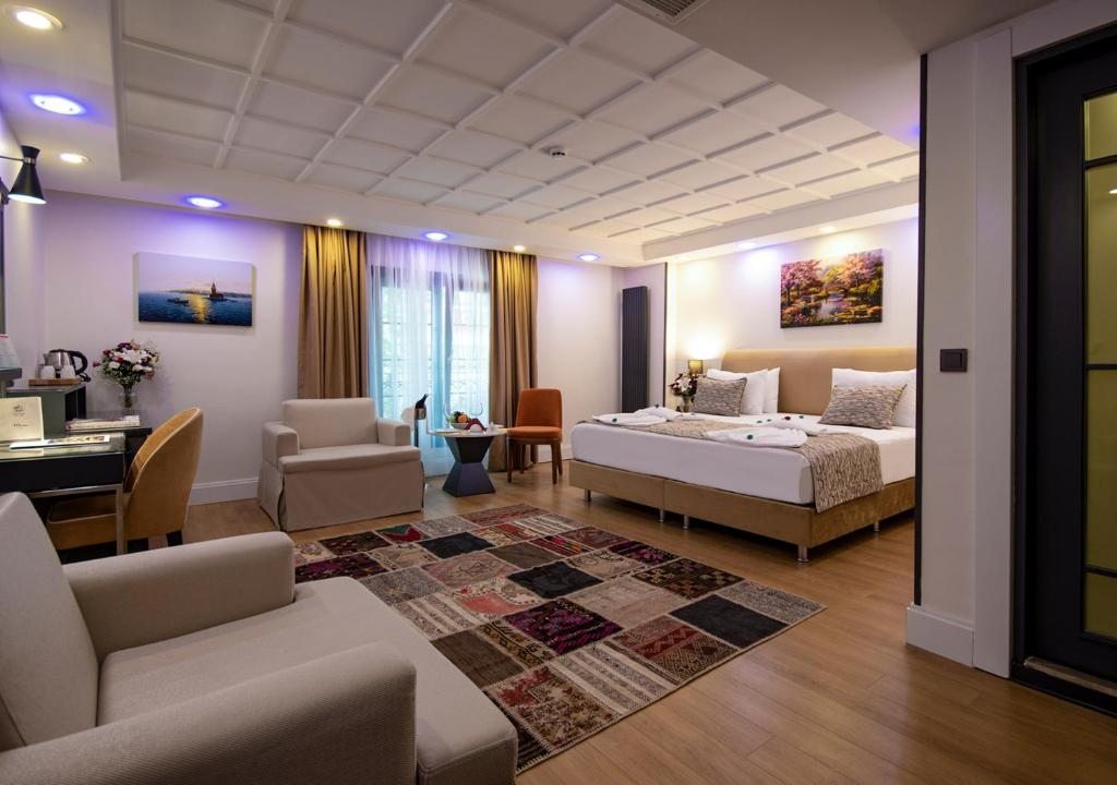 Семейный (Семейный номер с диваном-кроватью) отеля Antusa Design Hotel & Spa, Стамбул
