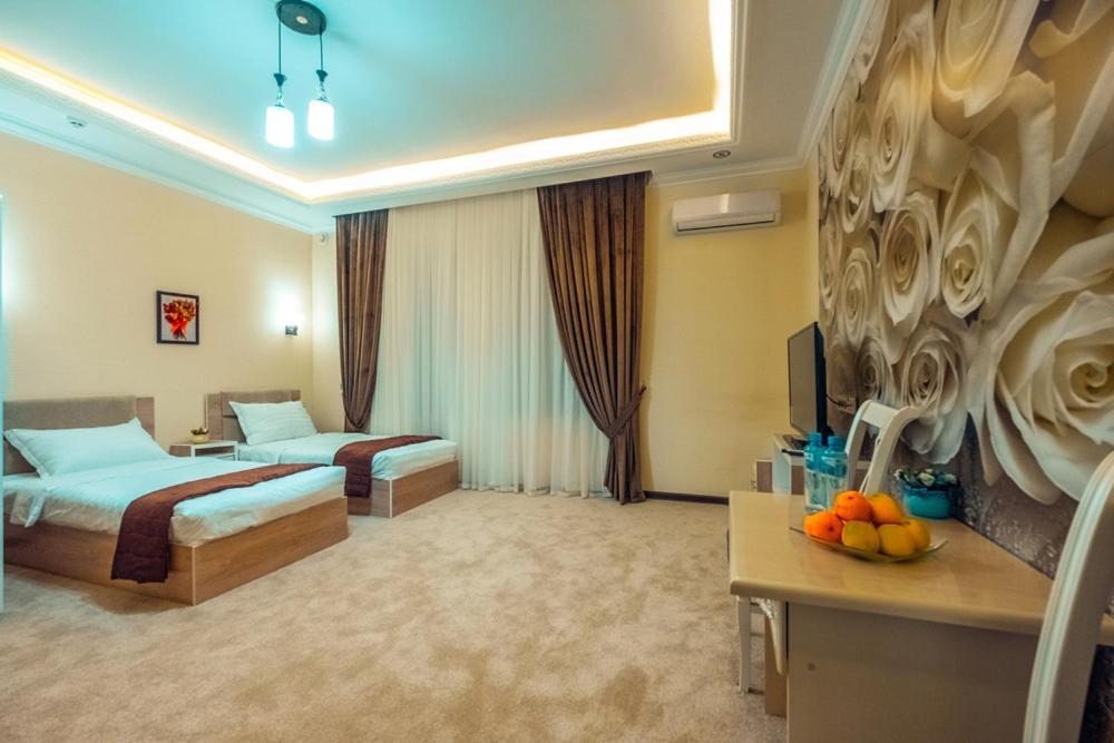Двухместный (Двухместный номер с 2 отдельными кроватями) отеля Meros Boutique Hotel, Самарканд