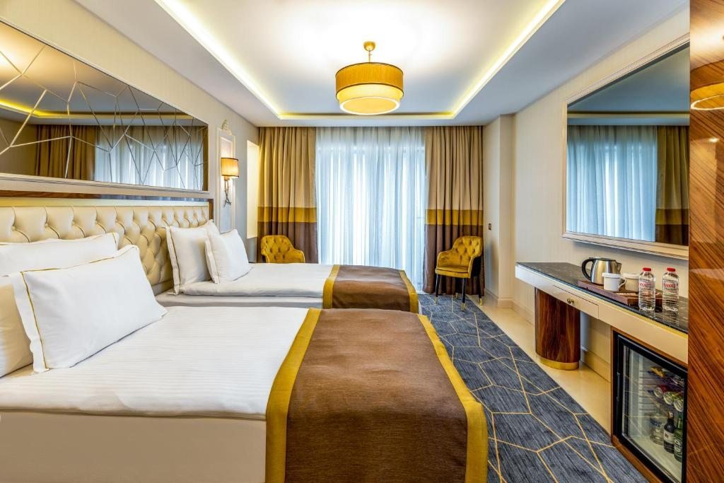 Двухместный (Двухместный номер Делюкс с 1 кроватью или 2 отдельными кроватями) отеля Beethoven Senfoni Hotel, Стамбул