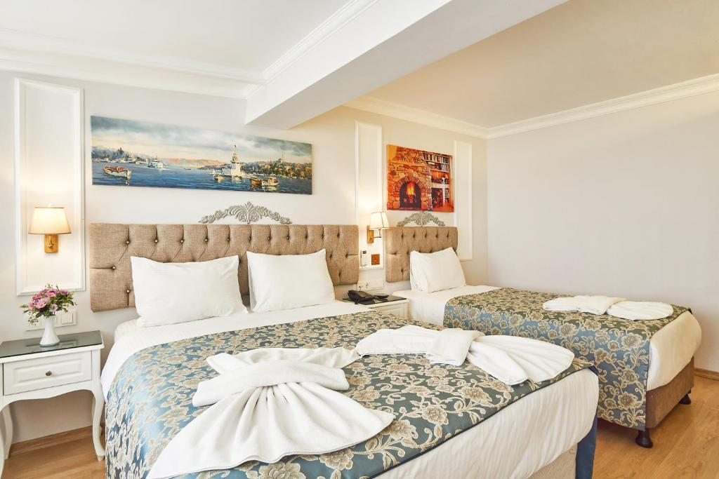 Двухместный (Стандартный двухместный номер с 2 отдельными кроватями) отеля Beyazit Palace Hotel & Spa, Стамбул