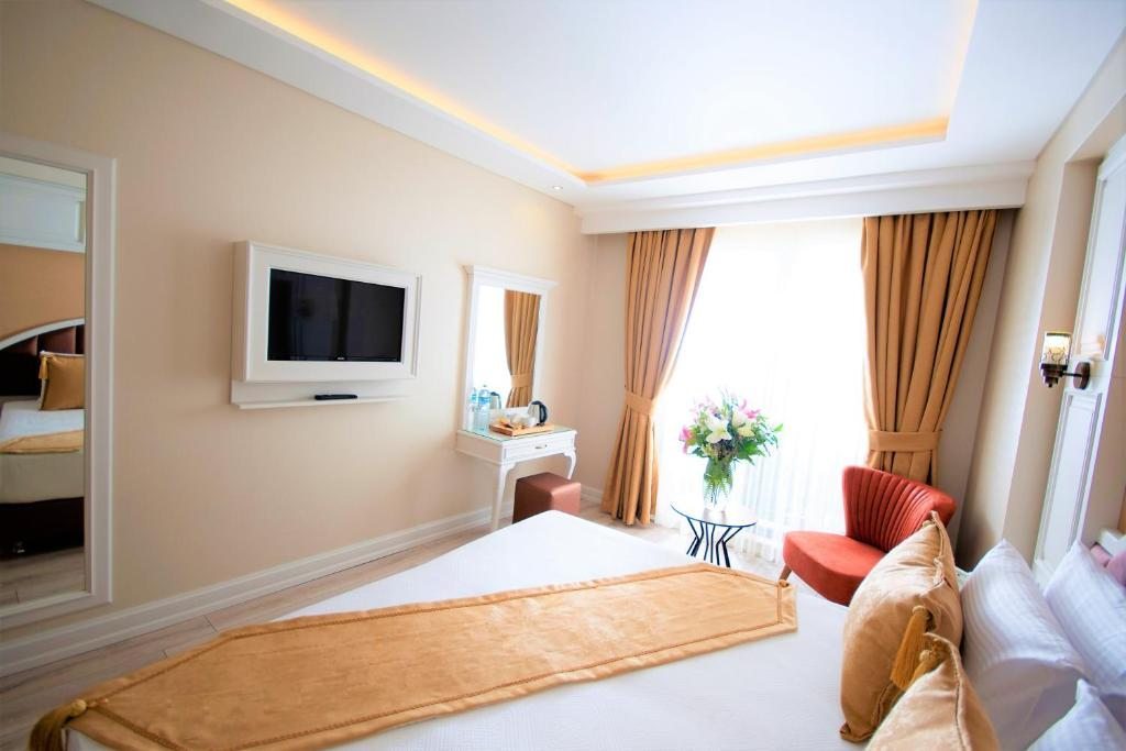Двухместный (Двухместный номер с 1 кроватью или 2 отдельными кроватями) отеля Boss Hotel Sultanahmet, Стамбул