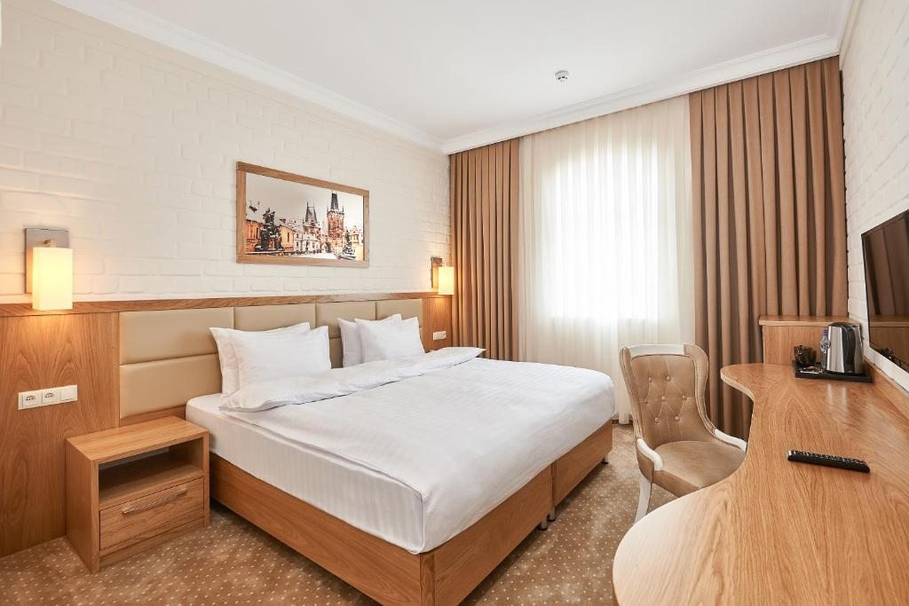 Двухместный (Стандартный двухместный номер с 1 кроватью или 2 отдельными кроватями) отеля Praga Hotel, Ташкент