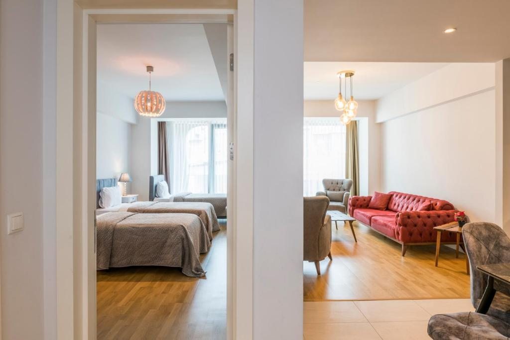 Апартаменты (Семейные апартаменты с 3 спальнями), Classy Suite Taksim