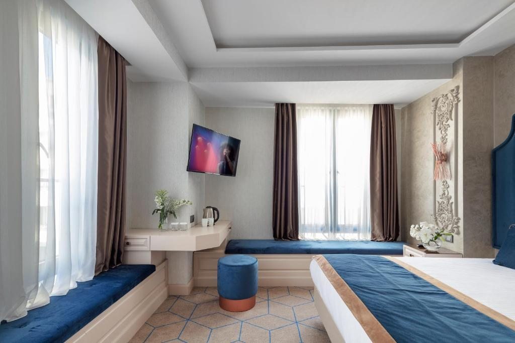 Двухместный (Двухместный номер Делюкс с 1 кроватью) отеля Danis Hotel Istanbul, Стамбул