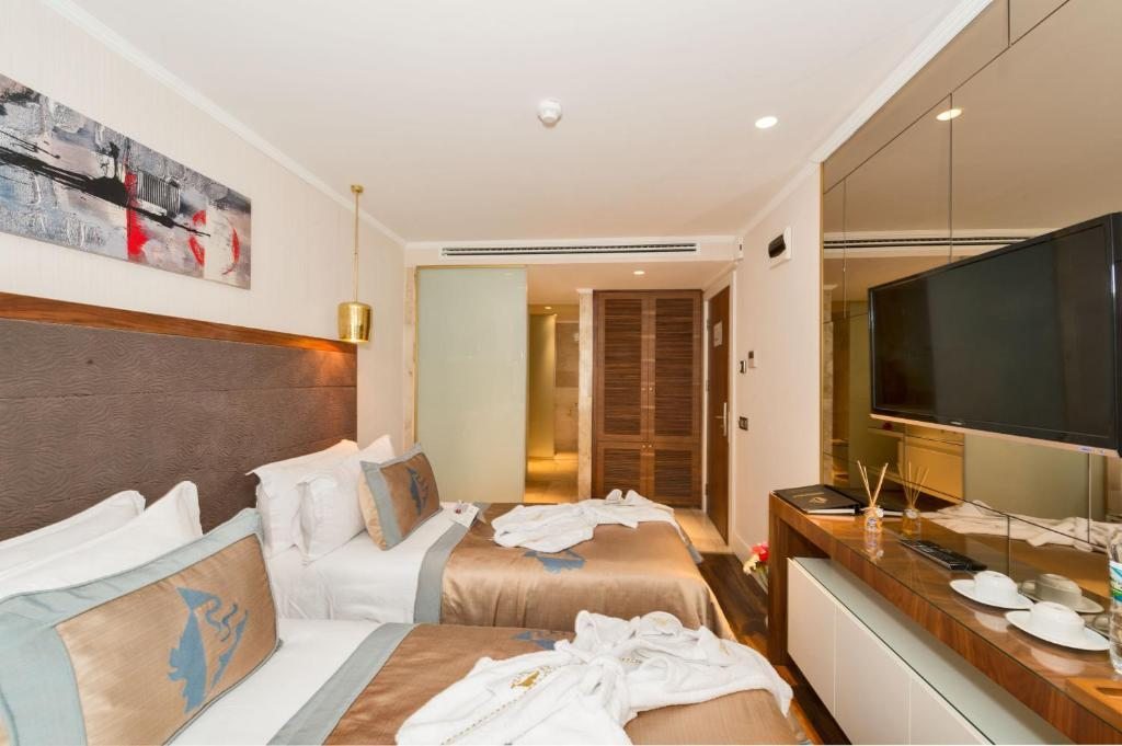 Двухместный (Двухместный номер с 1 кроватью или 2 отдельными кроватями и дополнительной кроватью) отеля Darkmen Hotel, Стамбул