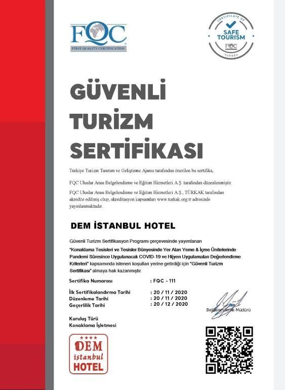 Двухместный (Двухместный номер Делюкс с 1 кроватью) отеля Dem İstanbul Airport Hotel, Стамбул