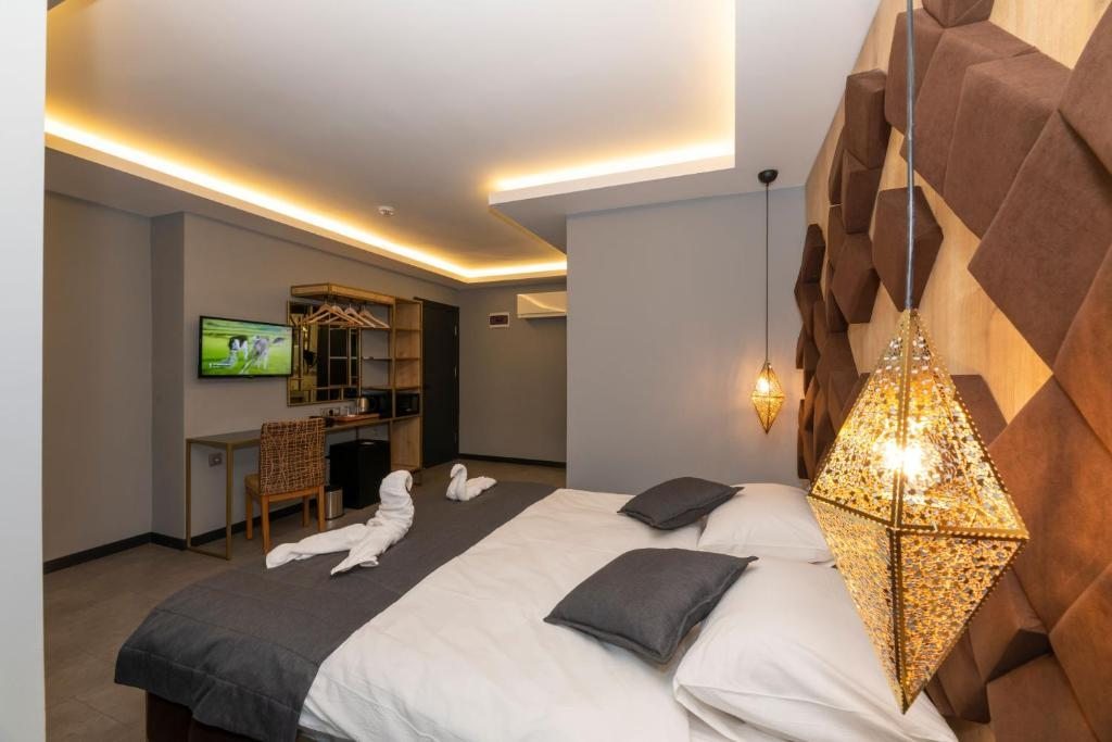 Двухместный (Двухместный номер Делюкс с 1 кроватью или 2 отдельными кроватями) отеля Fly And Stay Airport Hotel, Стамбул