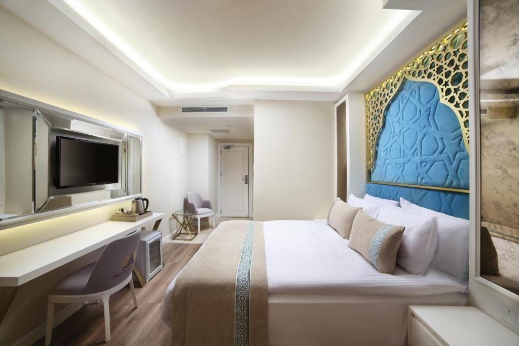 Двухместный (Стандартный двухместный номер с 1 кроватью или 2 отдельными кроватями) отеля Great Fortune Design Hotel, Стамбул