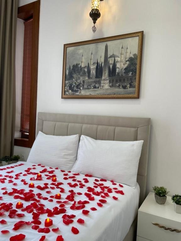 Двухместный (Улучшенный двухместный номер с 1 кроватью и балконом) отеля Nusretbey Hotel, Стамбул