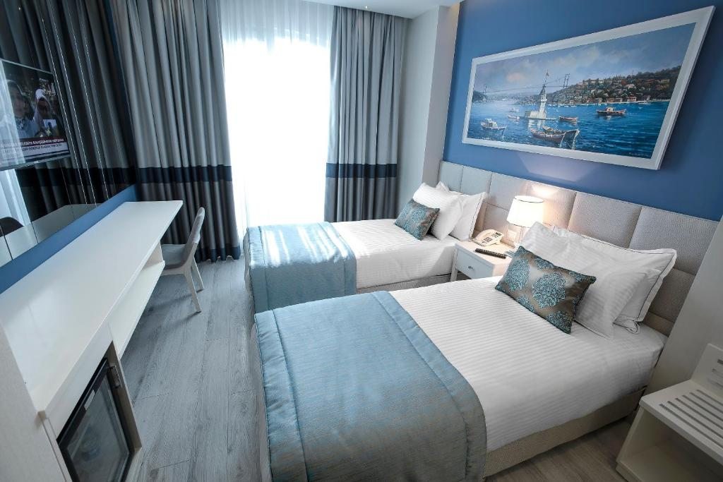 Двухместный (Двухместный номер Делюкс с 1 кроватью) отеля Ravvda Hotel, Стамбул