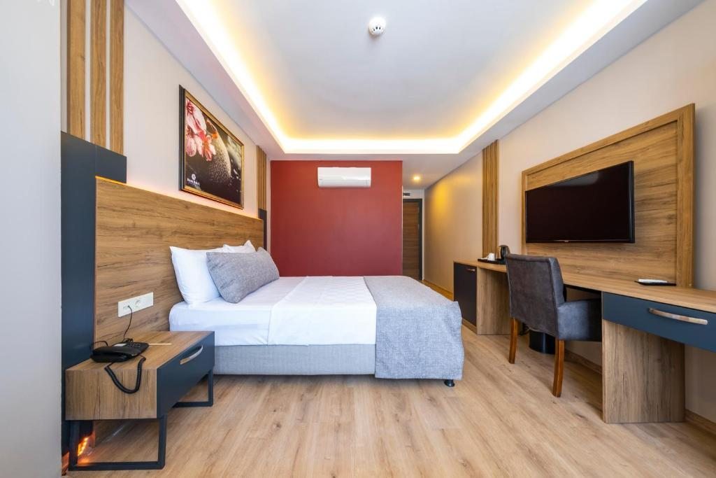Двухместный (Стандартный двухместный номер с 1 кроватью или 2 отдельными кроватями) отеля RUSH HOTEL İSTANBUL, Стамбул