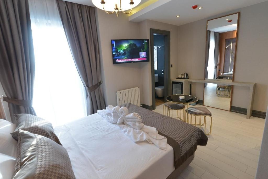 Двухместный (Большой двухместный номер с 1 кроватью) отеля Santra Hotel, Стамбул