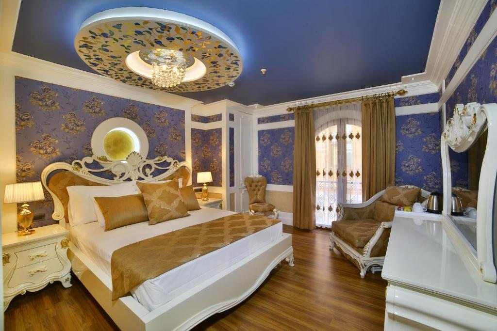 Двухместный (Номер Делюкс, бесплатное ежедневное посещение спа-центра продолжительностью 30 минут) отеля Seven Hills Palace & Spa, Стамбул