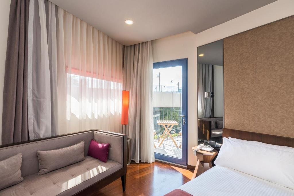 Семейный (Номер с балконом и частичным видом на море), Terrace Suites Istanbul