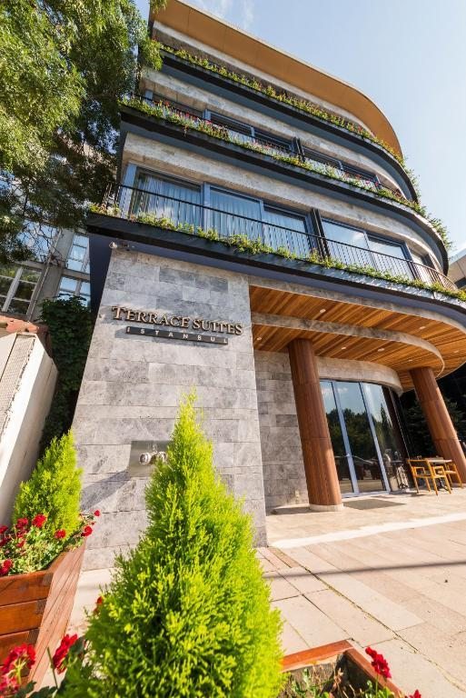 Апартаменты (Семейные апартаменты с 4 спальнями и кухней - 9 человек), Terrace Suites Istanbul
