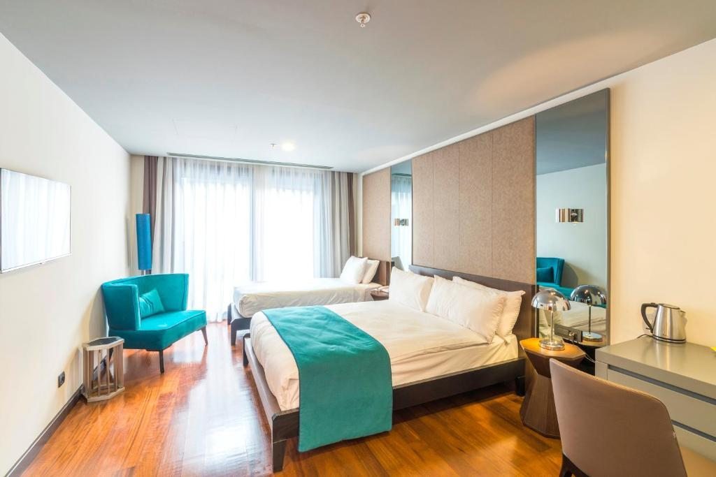 Апартаменты (Два смежных номера с кухней - 5 человек), Terrace Suites Istanbul