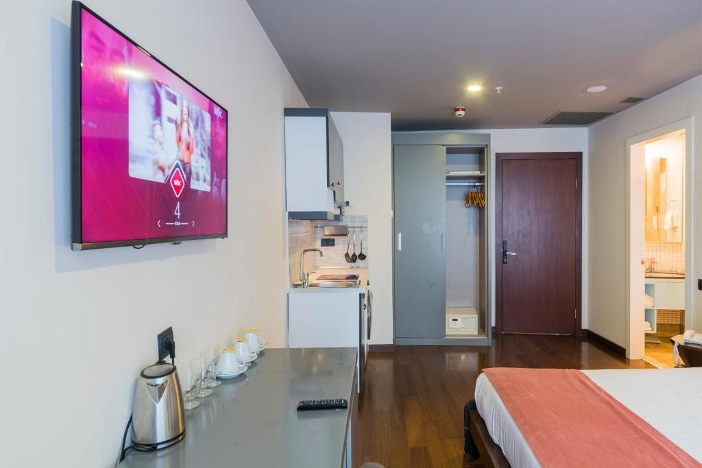 Апартаменты (Два смежных номера с кухней - 5 человек), Terrace Suites Istanbul