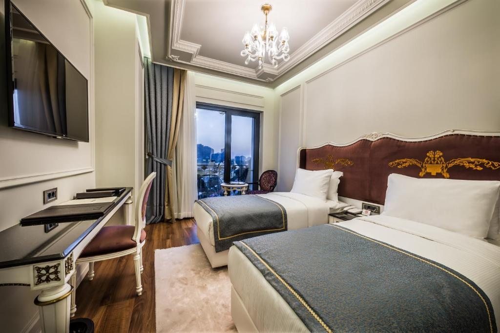 Двухместный (Двухместный номер Делюкс с 2 отдельными кроватями, видом на город и бесплатным доступом в спа-центр) отеля The Time Hotel Marina, Стамбул