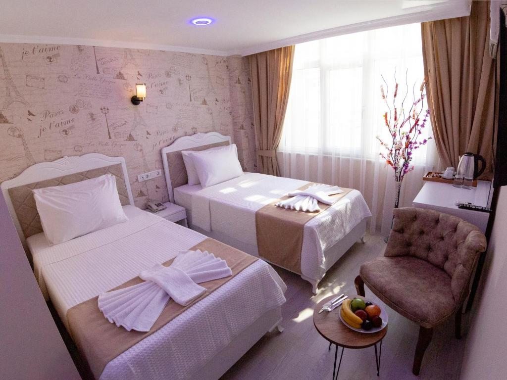 Двухместный (Стандартный двухместный номер с 2 отдельными кроватями) отеля Vander Valk İstanbul Hotel, Стамбул