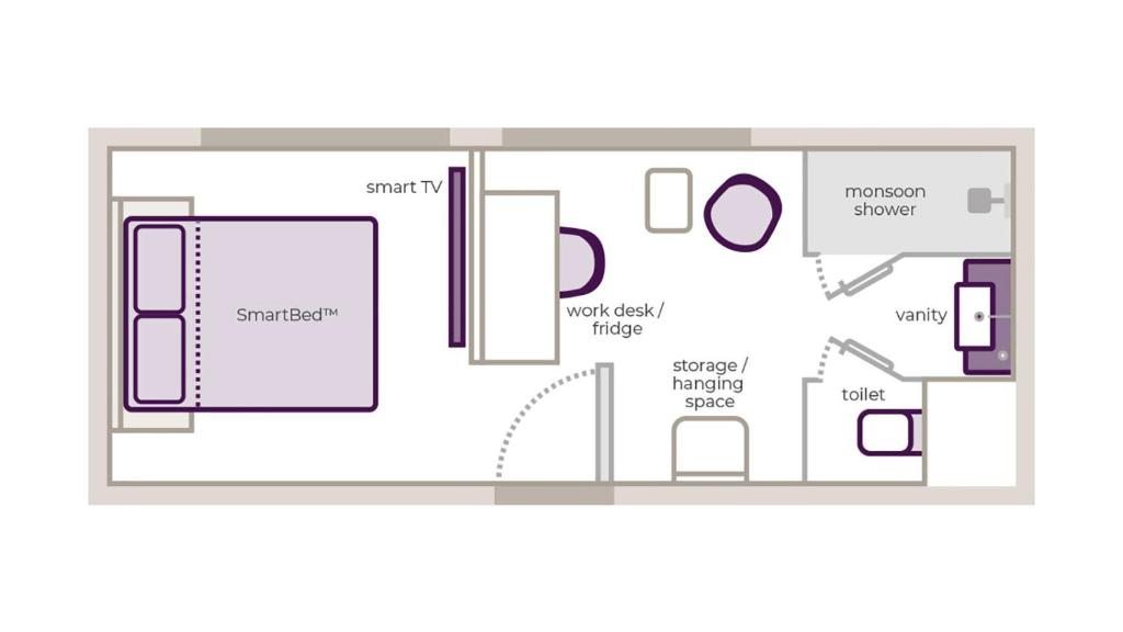 Двухместный (Номер Делюкс с кроватью размера «queen-size»), YOTELAIR Istanbul Airport (Airside)