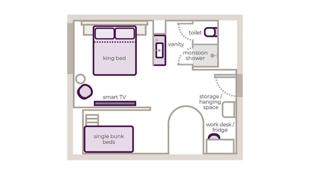 Семейный (Семейный номер), YOTELAIR Istanbul Airport (Airside)