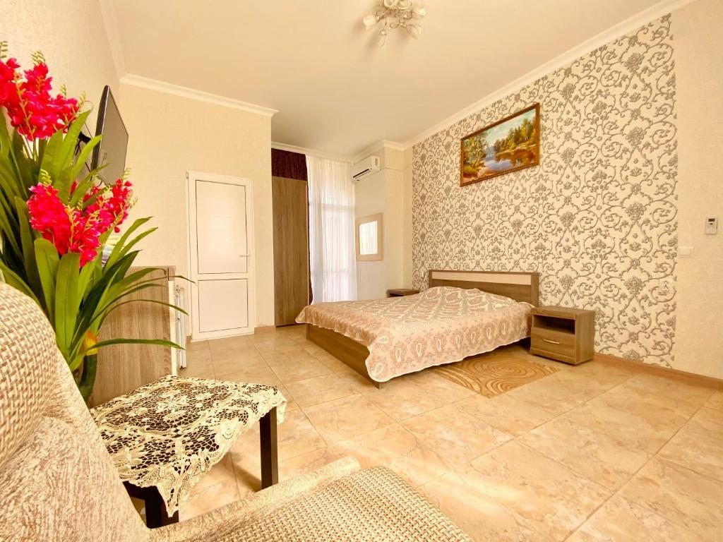 Двухместный (Двухместный номер с 1 кроватью или 2 отдельными кроватями) гостевого дома Kristall Guest House, Цандрипш