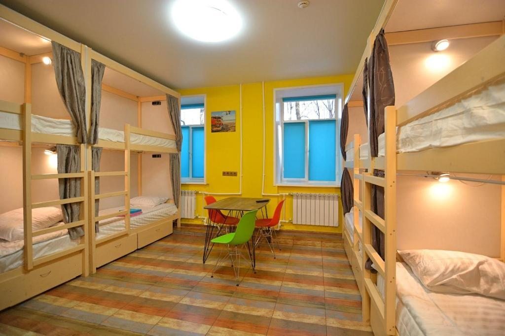 Номер (Кровать в общем 8-местном номере для мужчин и женщин) хостела Мистер Хабаровск