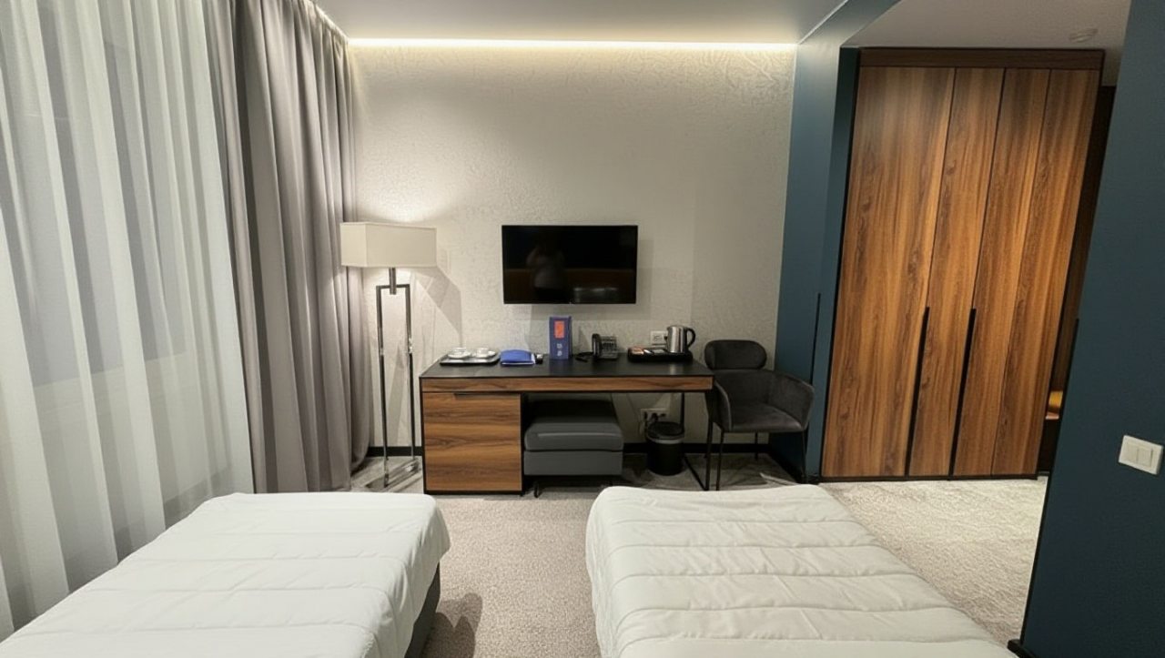 Двухместный (Классический номер с 2 односпальными кроватями), Отель SMART HOTEL Московский