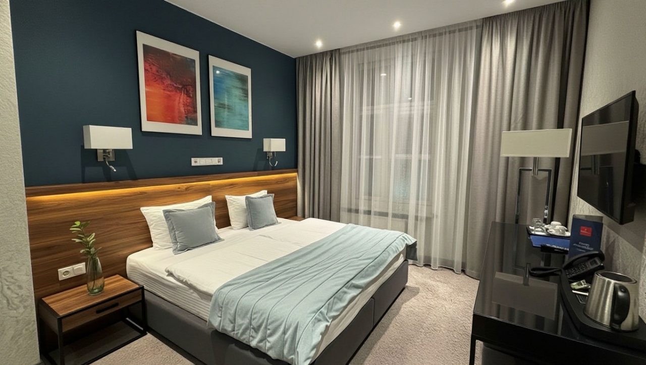 Двухместный (Классический с двуспальной кроватью), Отель SMART HOTEL Московский