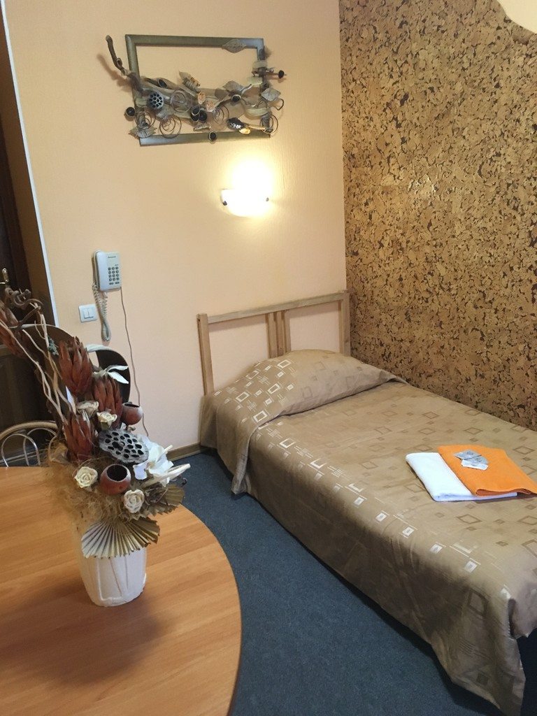 Одноместный (Бюджетный, С общей ванной комнатой) гостиницы На Ильинке, Нижний Новгород
