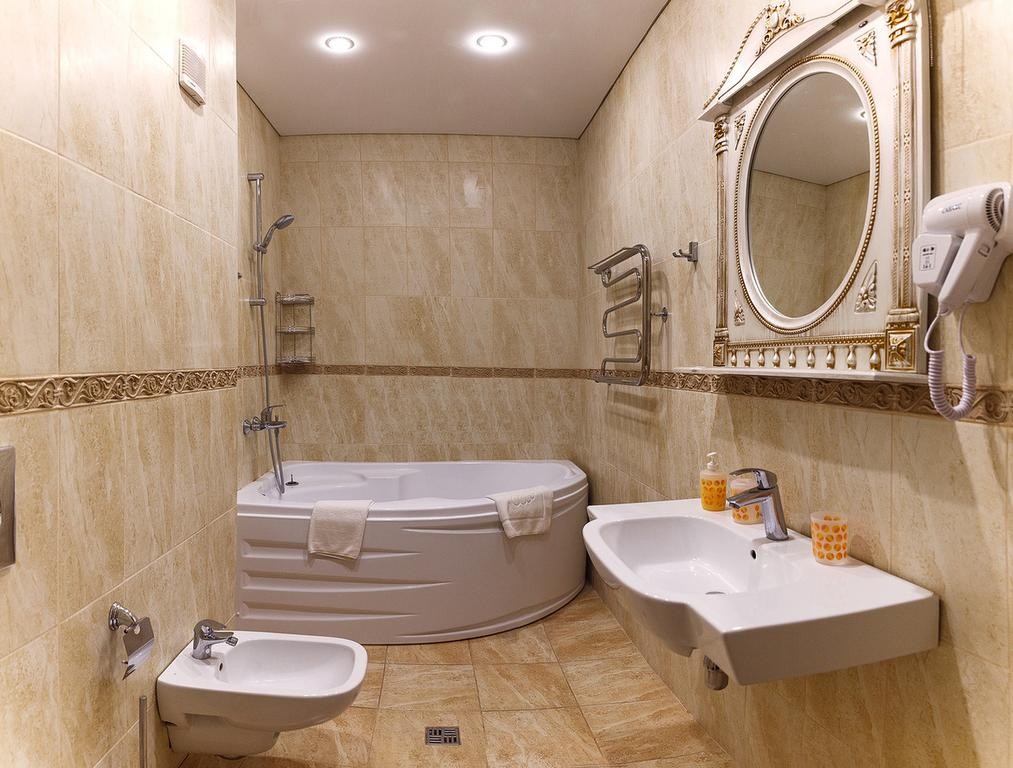Ванная комната в в курортном комплексе Маяк, Анапа. Курортный комплекс Маяк