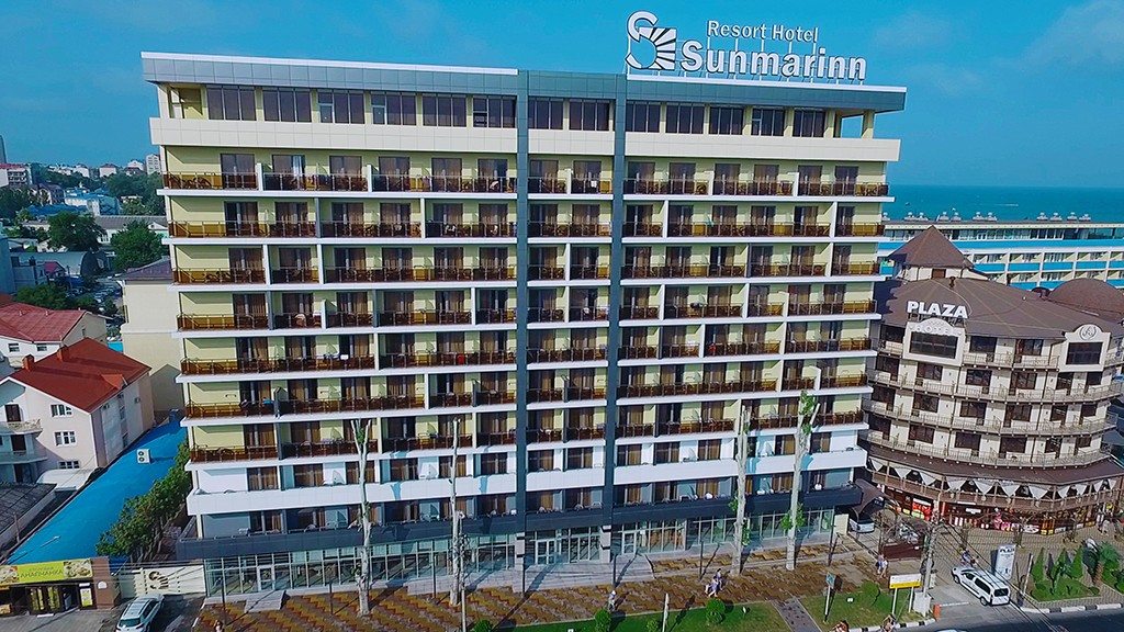 Здание гостиницы Sunmarinn Resort All Inclusive, Анапа. Гостиница Sunmarinn Resort All Inclusive