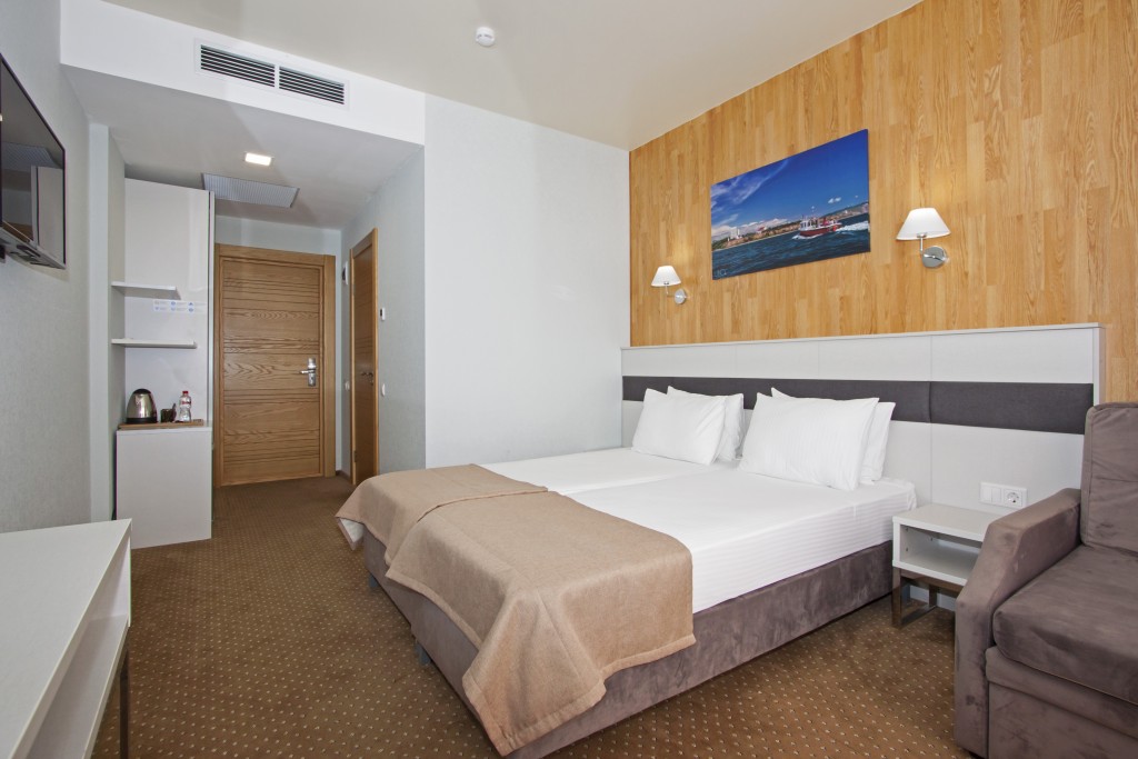 Двухместный (Стандарт) гостиницы Sunmarinn Resort All Inclusive, Анапа