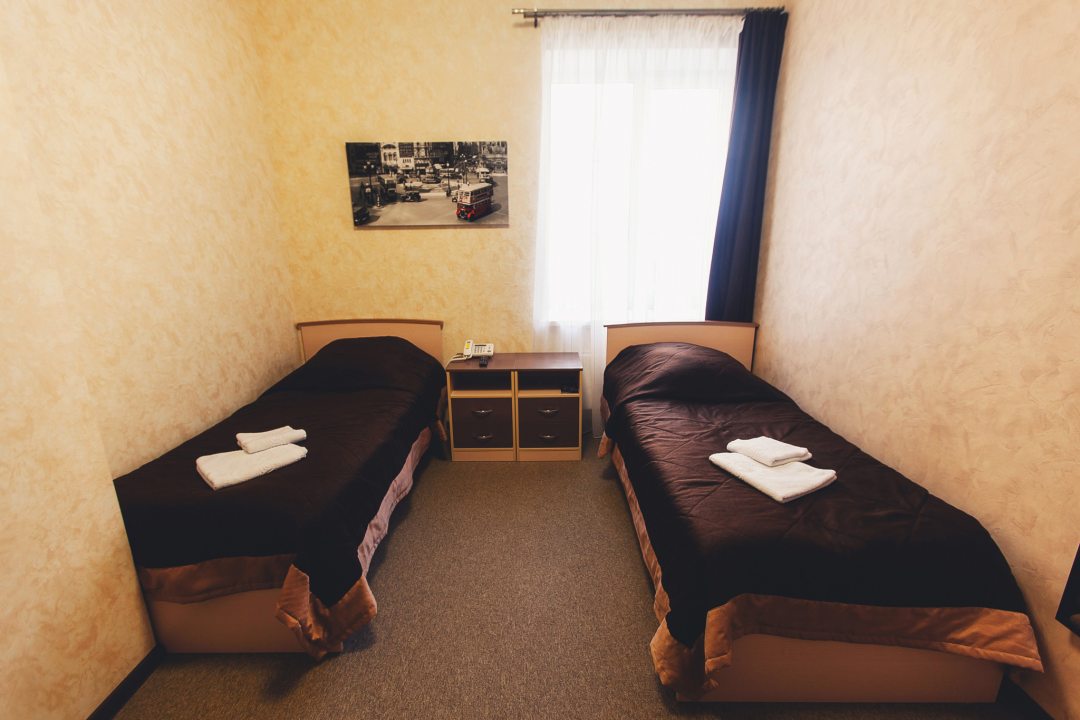 Двухместный (Комфорт 2 кровати) гостиницы Шале на Комсомольской, Новосибирск