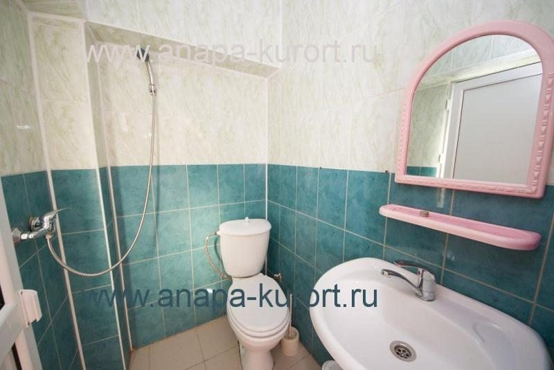 Двухместный (Двухместный номер с 2 отдельными кроватями и окном) гостевого дома Новоселов, Витязево