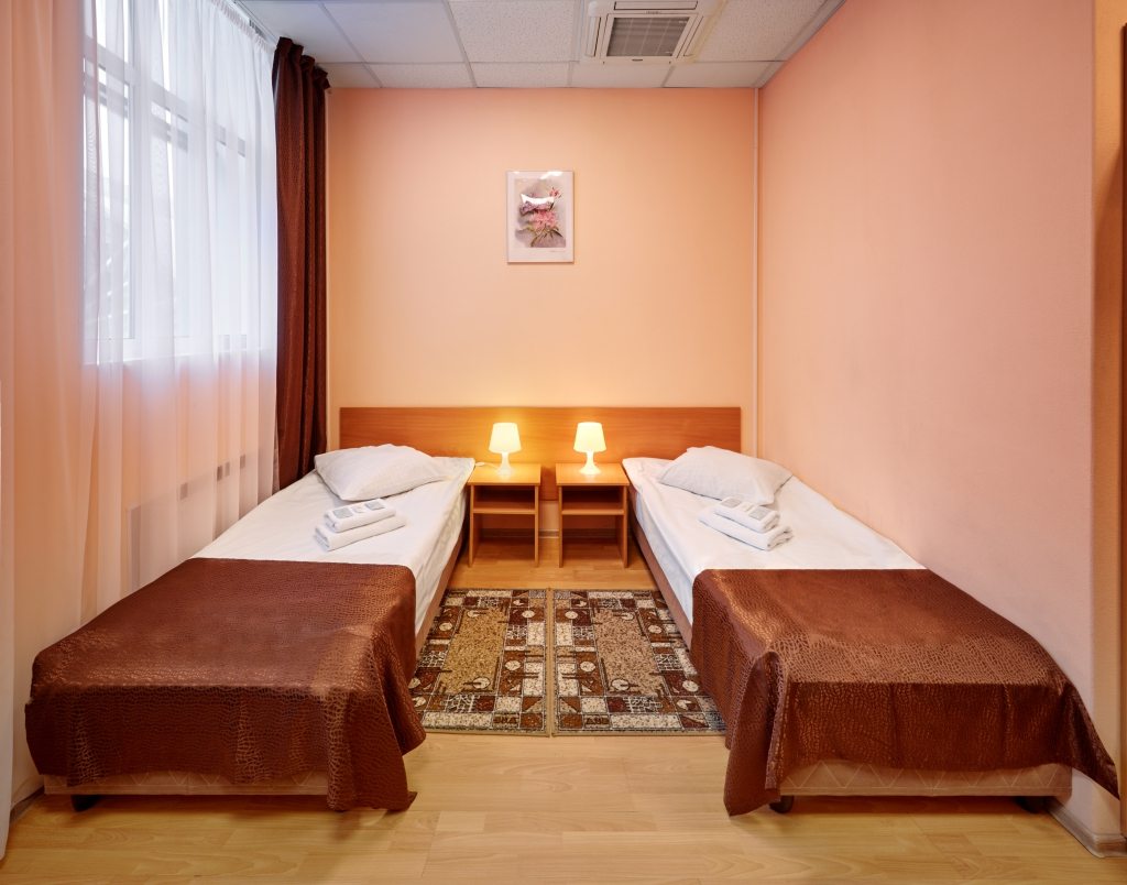Двухместный (Бюджет, Twin) гостиницы ГородОтель на Киевском, Москва