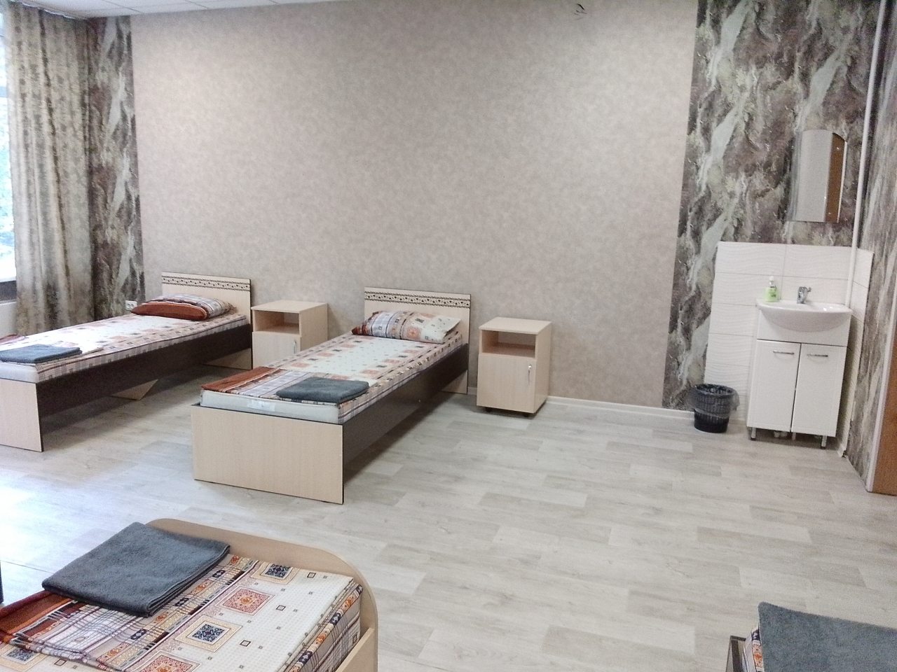 Шестиместный (Кровать в общем 6-местном номере) гостиницы Спортивно-Оздоровительный центр Русь, Прокопьевск