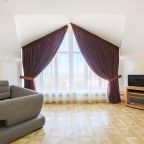 Апартаменты (Однокомнатные апартаменты с кухней МОРЕ (мансарда)), Пансионат Звездочка