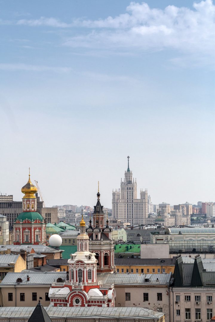 Вид из номера отеля Резиденции Москва - Сервисные Апартаменты. Отель Резиденции Москва
