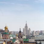 Вид из номера отеля Резиденции Москва - Сервисные Апартаменты
