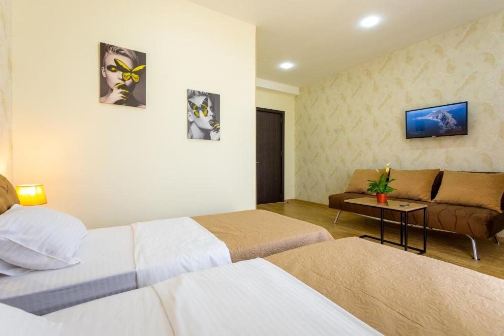 Двухместный (Двухместный номер Делюкс с 2 отдельными кроватями) отеля Hotel Rustaveli, Кутаиси