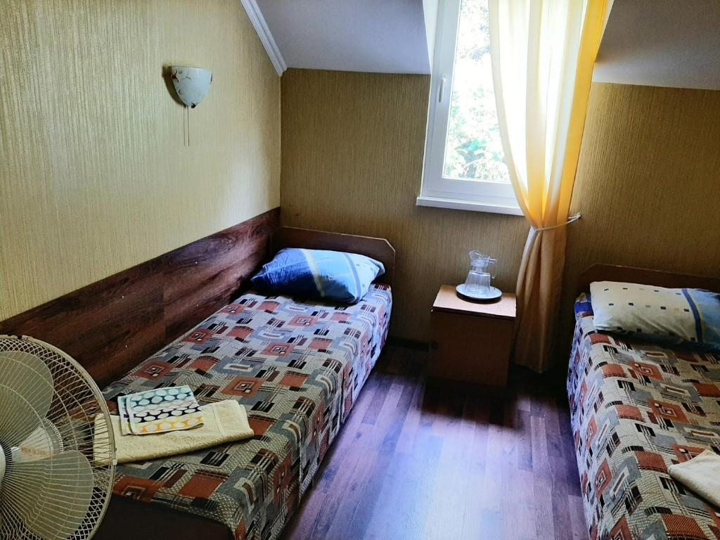Двухместный (Бюджетный двухместный номер с 2 отдельными кроватями) отеля Dacha khudozhnikov v Gagre, Гагра